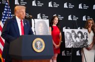 President Trump Makes An Announcement At The Kennedy Center - Source: Getty